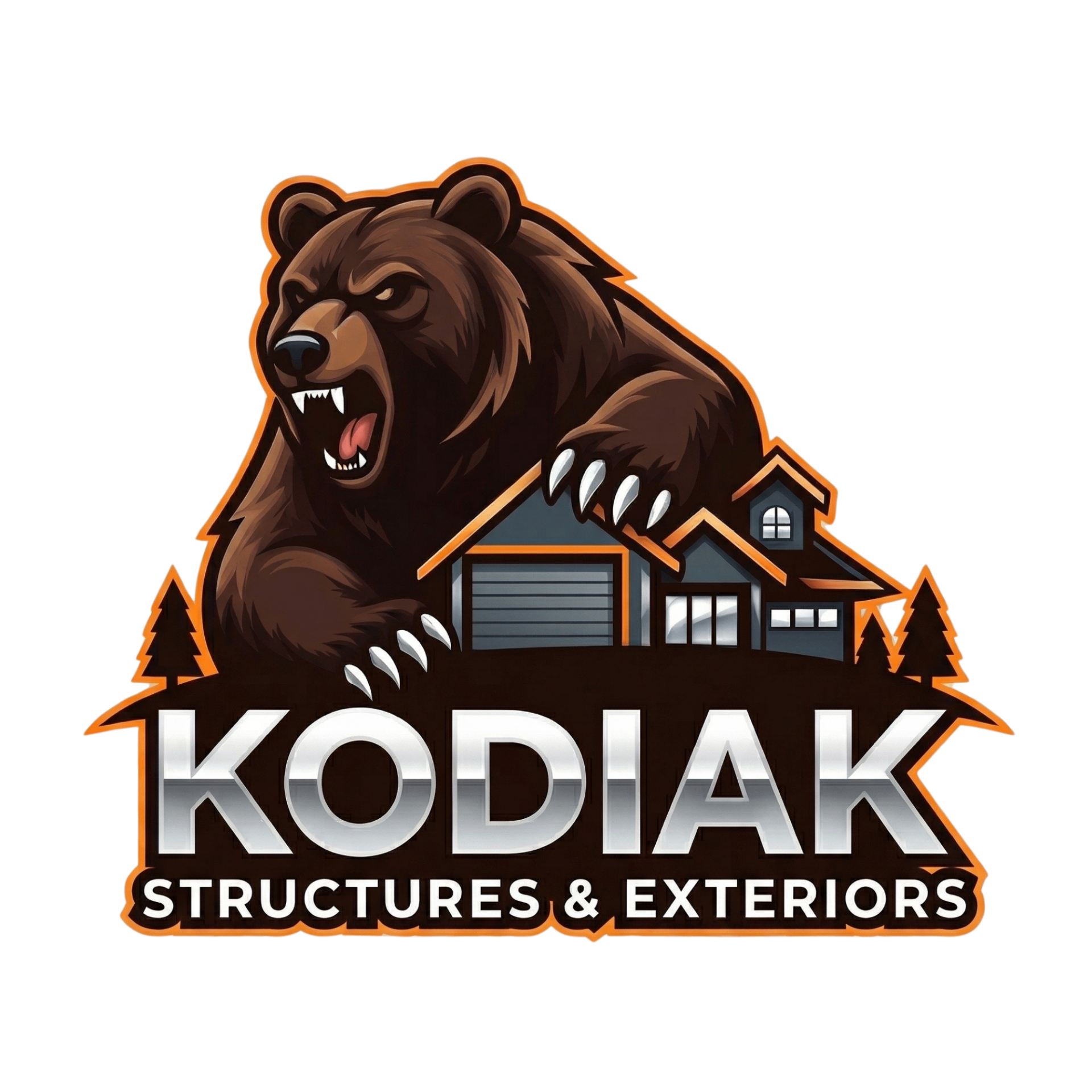 Kodiak Structures & Exteriors bear mascot